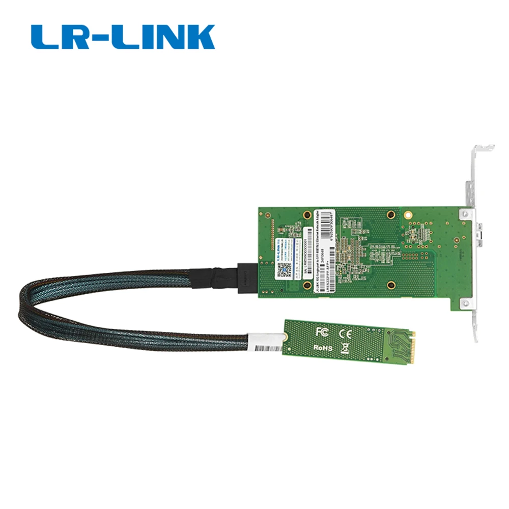 10G Single-port to SFF-8087/M.2 Ethernet Network Adapter (Intel 82599 Based)