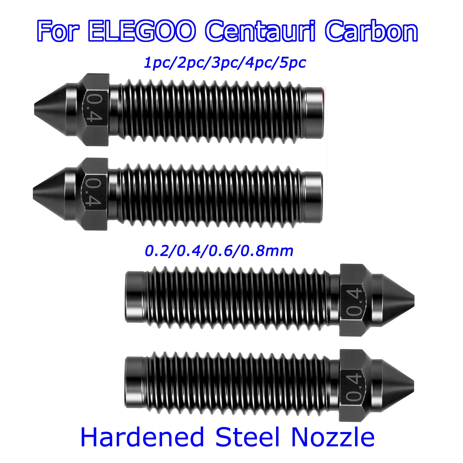 

For Centauri Carbon Nozzle 3D Printer Extruder Nozzle 3D Printer Accessories For Elegoo Centauri Carbon/Centauri Hardened Nozzle