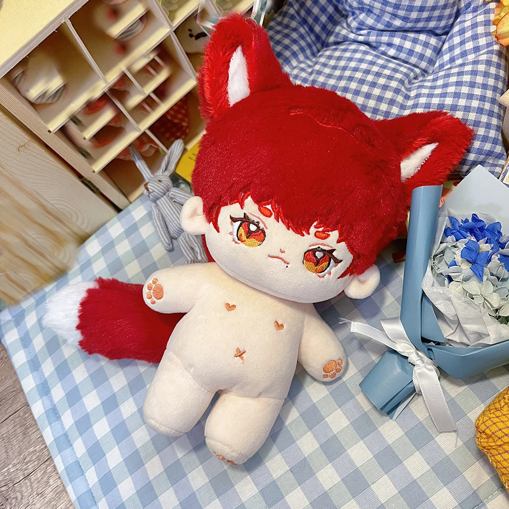 20/40cm Kawaii Customization Star Super Idol Dolls Fried Long Hair Plush Doll Baby Toy For EXO Fans Collection Children Gifts