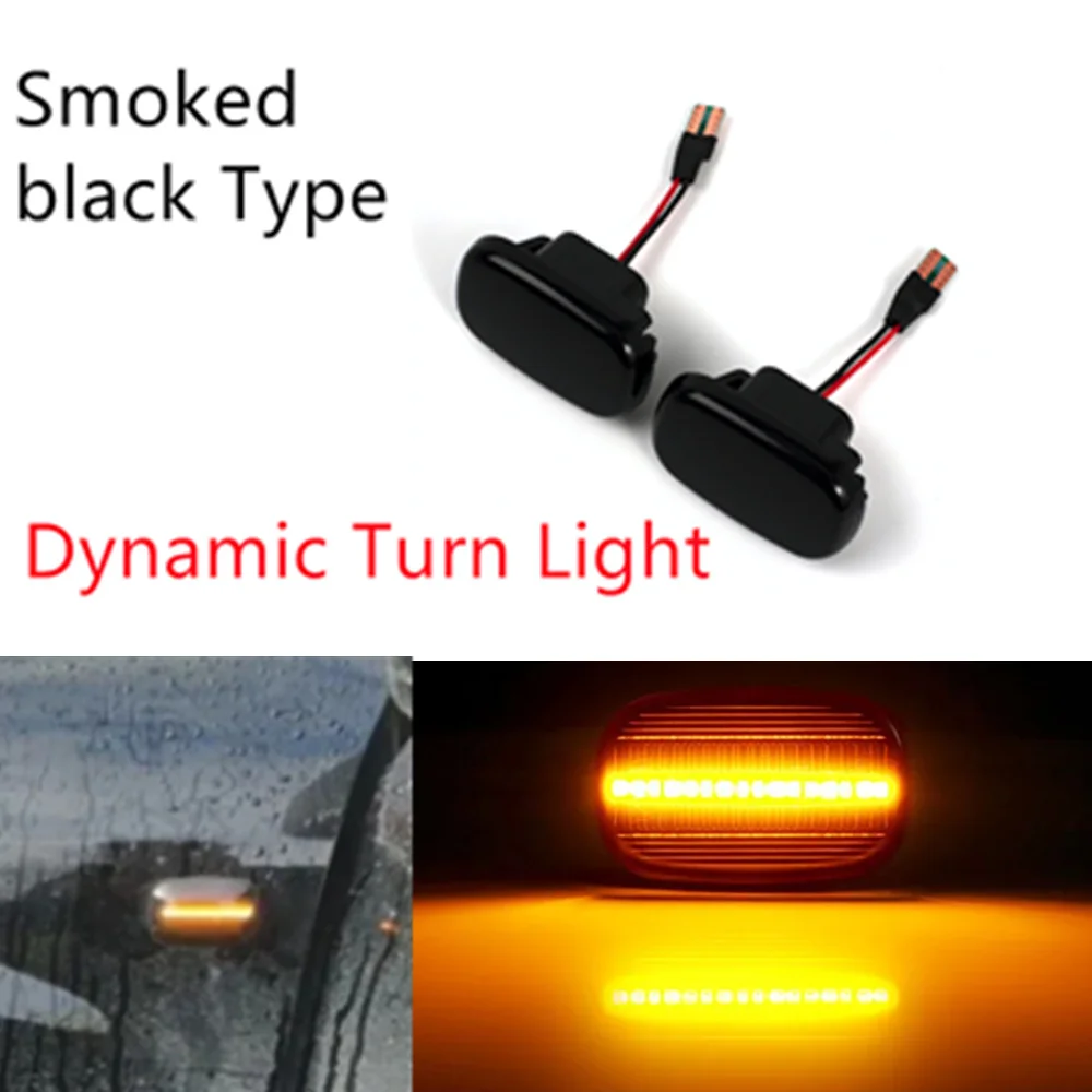 2pcs Dynamic LED Flashing Turn Signal Light Side Marker Lamp For Toyota Paseo Corona AT19 Carina ET19 For Lexus RX XU1 300 /330