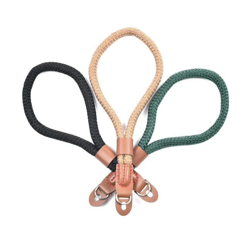 Handmade Camera Wrist Strap Release Nylon Digital Camera Wrist Weave Prevent Dropping SLR Hand Strap
