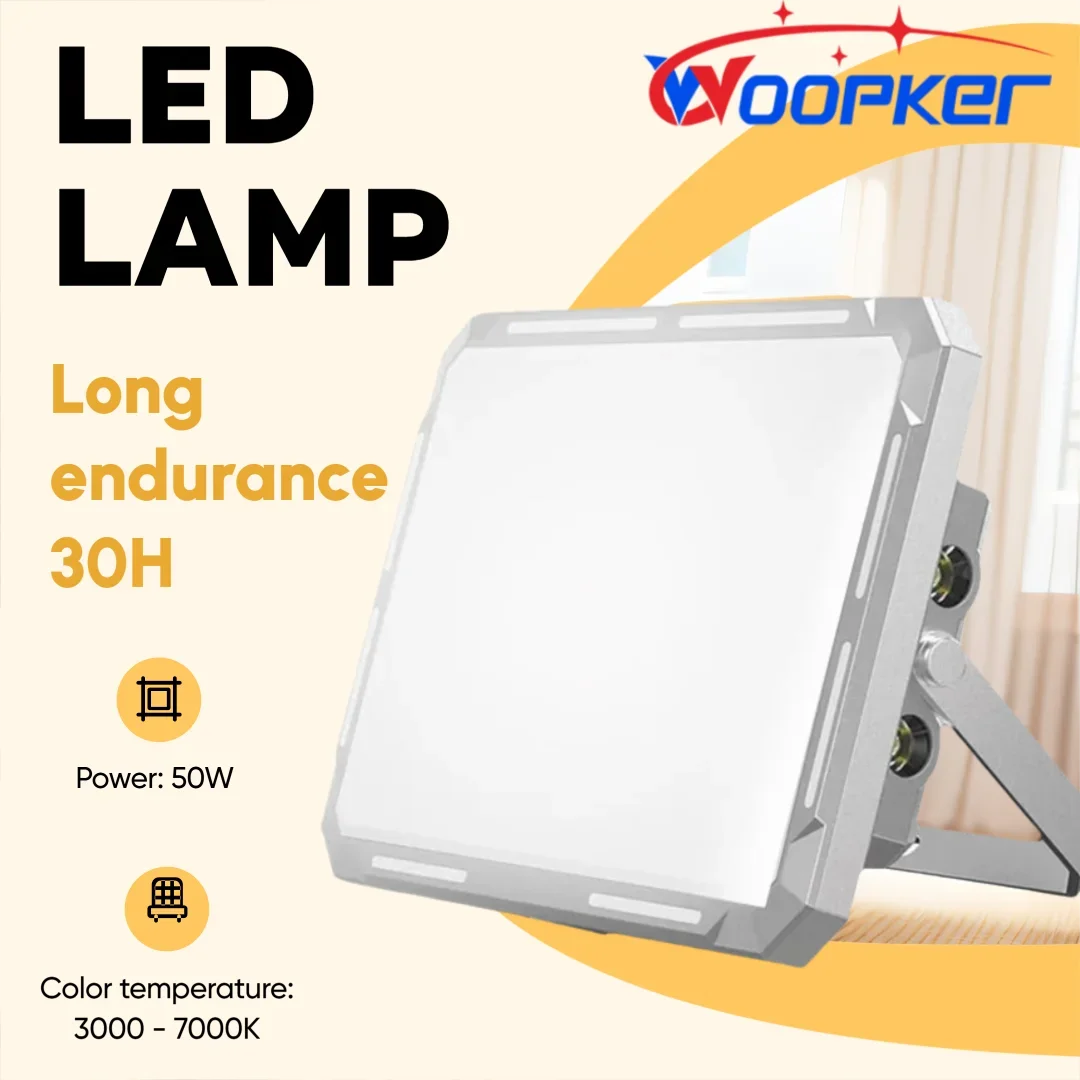 LED التخييم خيمة ضوء المحمولة في الهواء الطلق كشاف الطوارئ عالية الطاقة قابلة للشحن مقاوم للماء معلقة ضوء الليل Woopker