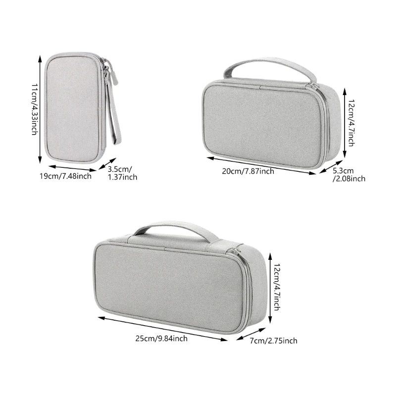 N7MD Sturdy Diabetic Supplies Storage Organizers for Blood Sugar Test Set Including Glucoses Meter and Insulin Accessories