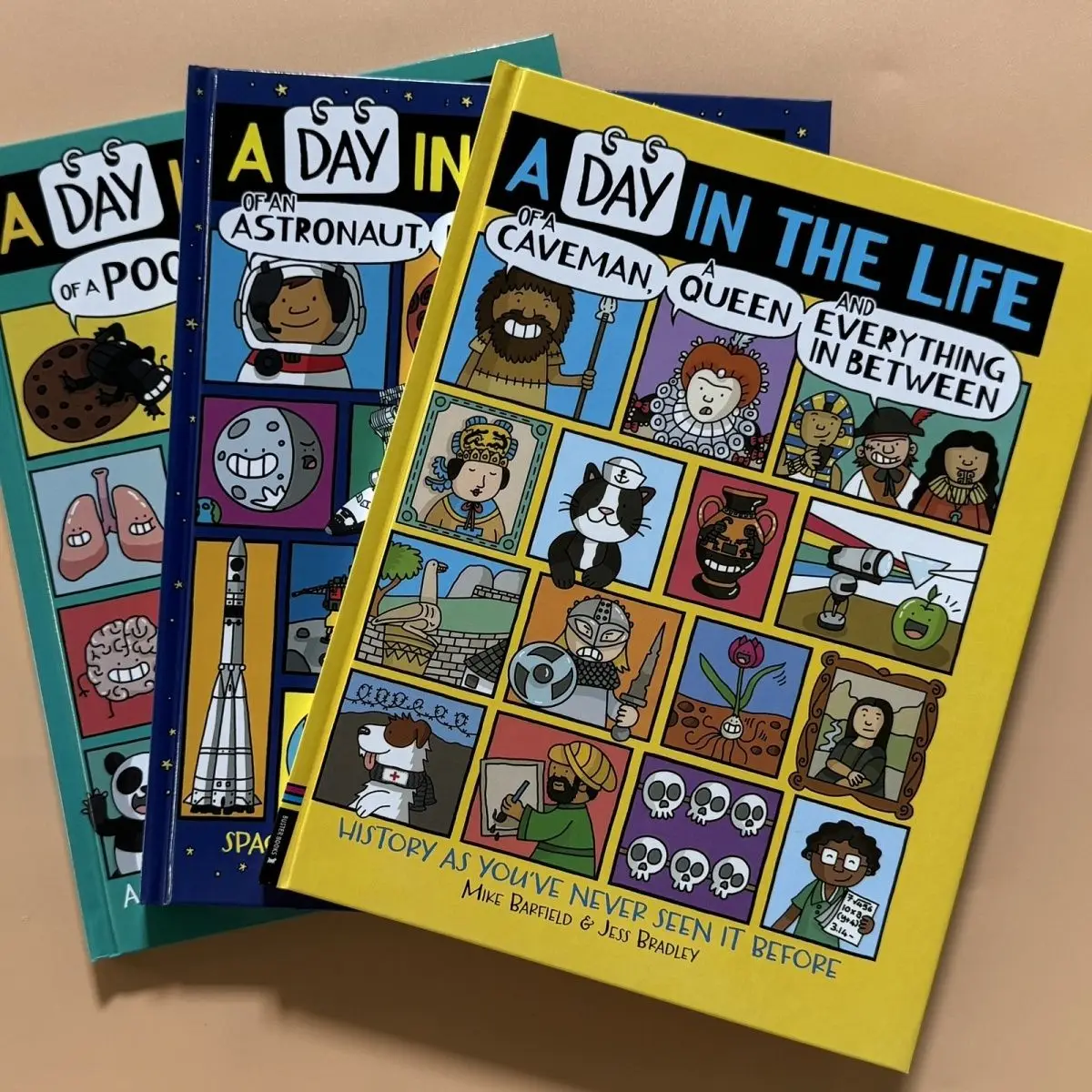 3-Book Hardcover Children's English Comic Book Series (Glossy Paper) by Mike Barfield