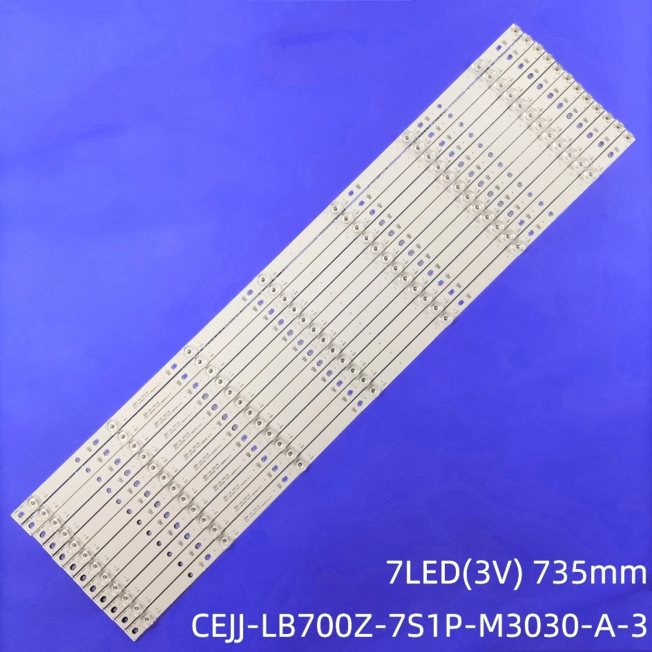 12pcs LED 70PUS6504/12 70PUS7555/12 70PUS6724/12 70PUS7855/12 TPT700U2-PV3D.Q TPT700B5-U1T01.D LB-GM3030-GJ0D227012X7PB09-1-J