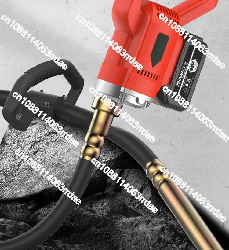 Lithium Brushless Concrete Vibrator Portable Insert Vibrating Spear Small Charging Cement Vibrator Vibrators