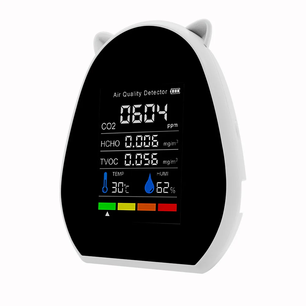 U02 TVOC Sensor CO2 Carbon Dioxide Detector Temperature & Humidity with CE Approval