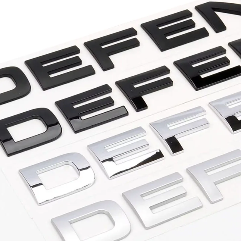 

Plastic Unique Car Emblem Front Grille Hood Badge Logo LRDL330 2020 Bonnet Defender Lettering