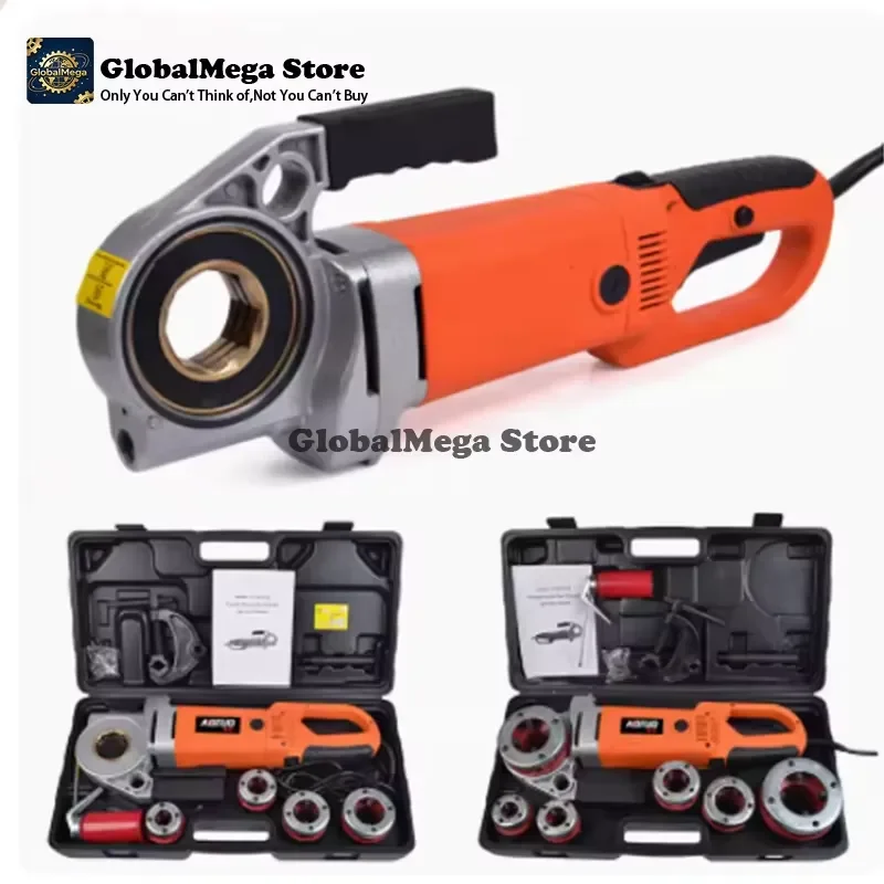 2026 Latest Handheld Electric Pipe Threader 2000W 2300W Portable Industrial Galvanized Iron Steel Pipe Threading Machine for