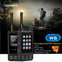 ANYSECU w6 PLUS 4G Network Radio Android 8.1 LTE Mobile Phone Unlock POC Walkie Talkie Work with Real-ptt Pocstars Wifi Radio