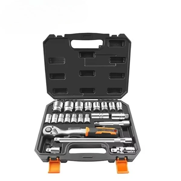 155222 Industrial Heavy Duty 22pcs 1/2in Wrench Drive Socket Set