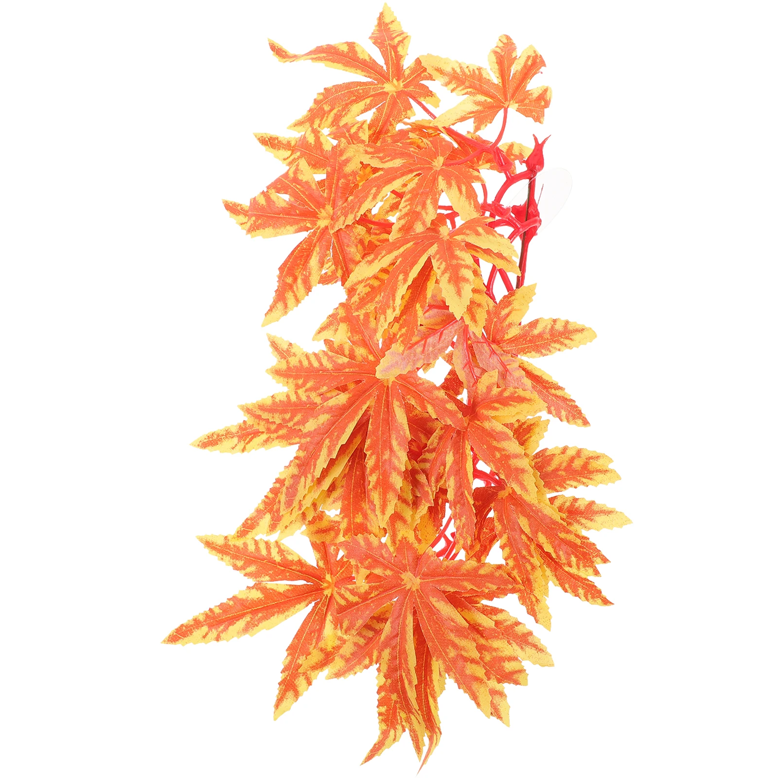 

Artificial Hanging Vine Imitation Water Plant Safe Plastic for Fish Tank Aquarium Reptile Terrarium Natural Habitat Decoration