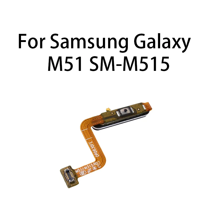 Org Home Button Fingerprint Sensor Flex Cable For Samsung Galaxy M51 SM-M515