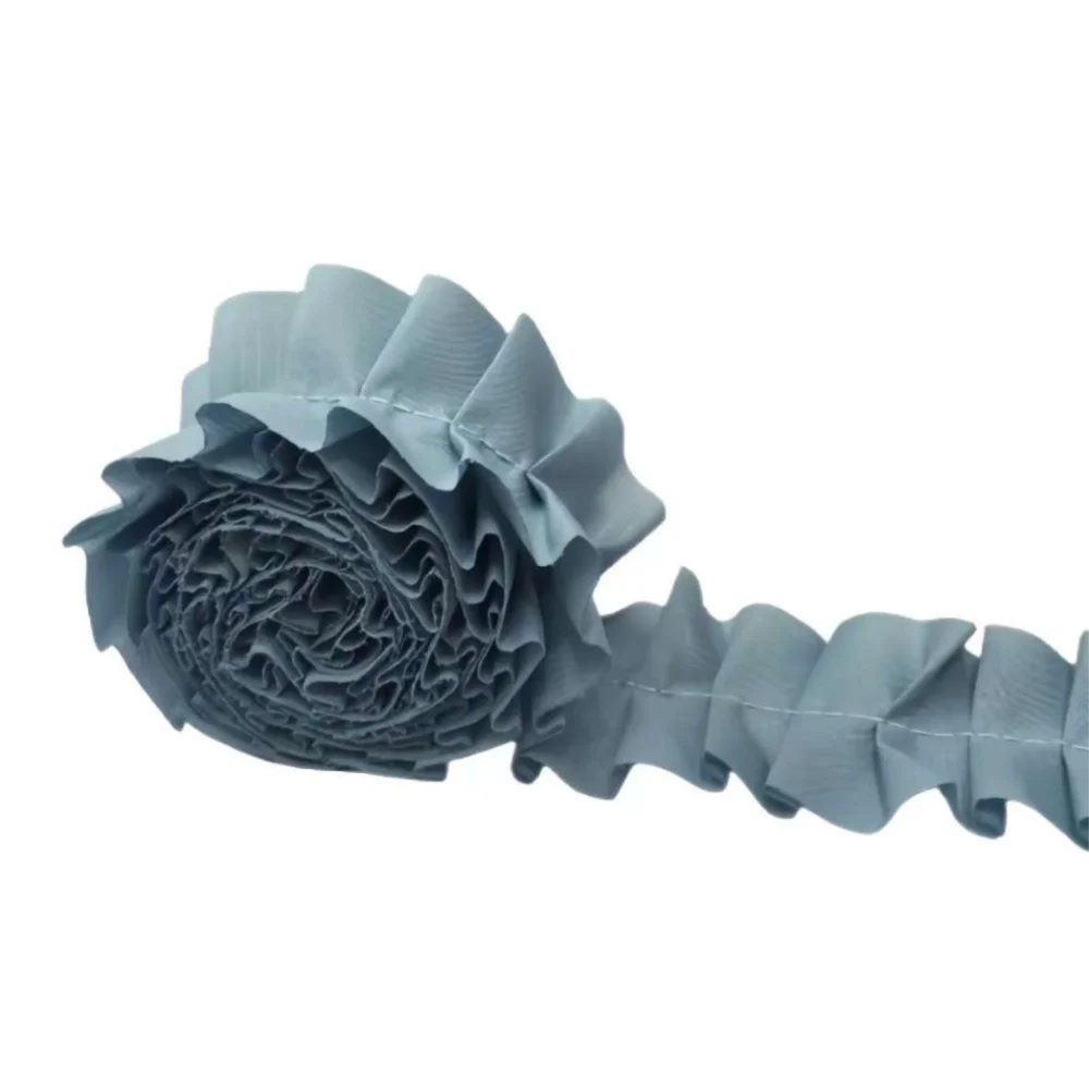 Flexible Crinkled Ribbon Crinkled Texture Ruffled Structure Ruffled Streamer Polyester Lightweight Decorative Ribbon