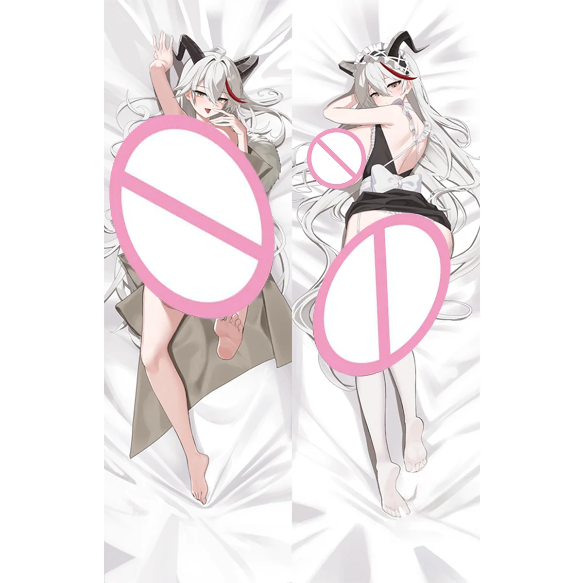 

KMS Agir Large Dakimakura Cover Anime Game Fleet Girl Long Equal Body Pillow Case DIY Printed Gift Customized