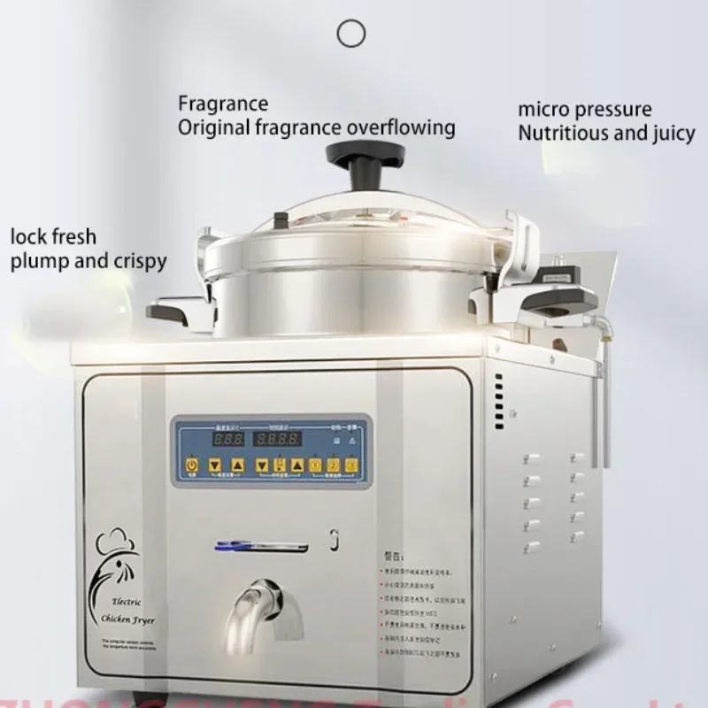 Electric Deep Fryer High Pressure Fryer 22L 3500W Electric fryer Chicken Thigh Burger