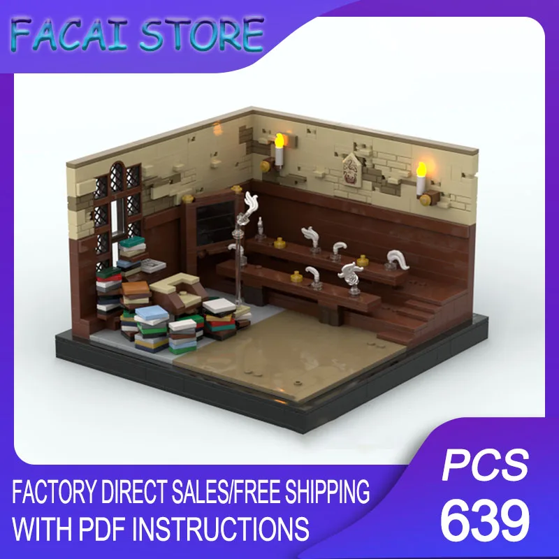 

Конструктор-модель из строительных блоков: Модульный класс «Волшебство профессора», технологический набор, рождественский подарок, игрушка для самостоятельной сборки