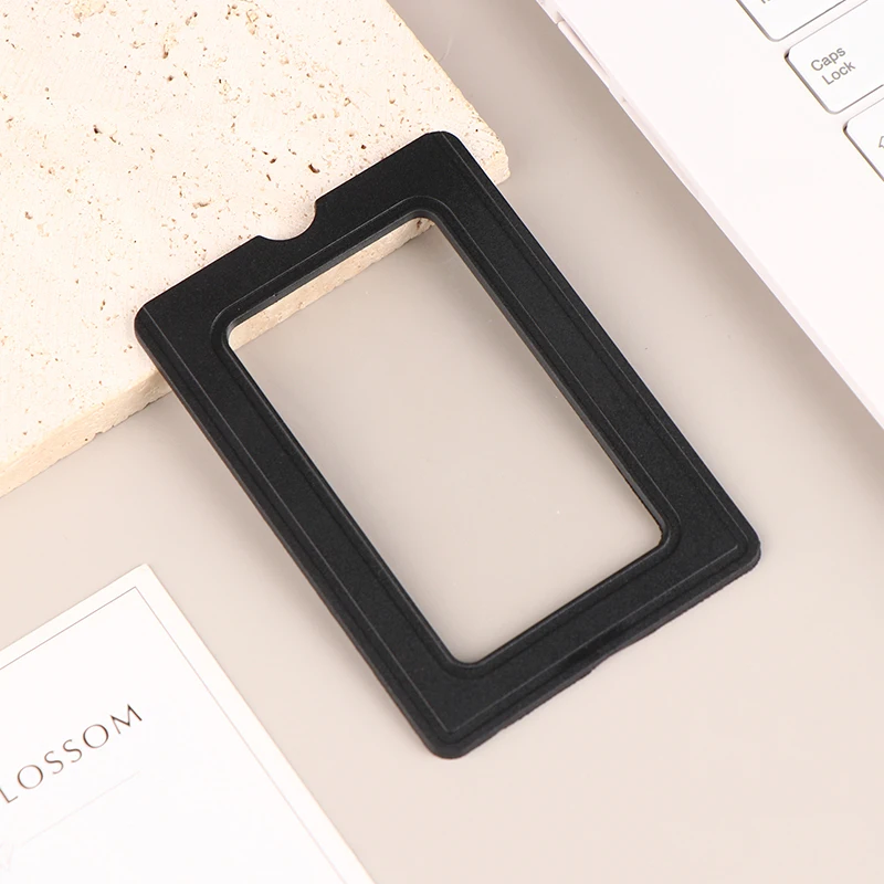 Transparent Business Card Frame Luggage Accessories Tag Display Stand Photo Card Holder