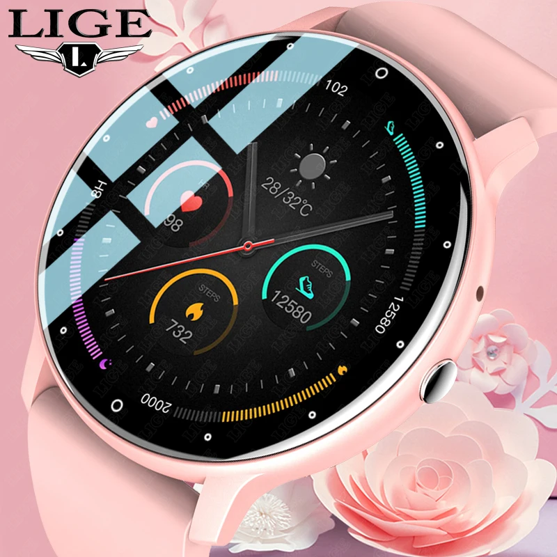 

Смарт-часы LIGE ZL02Pro водонепроницаемые с Bluetooth и Пульсометром