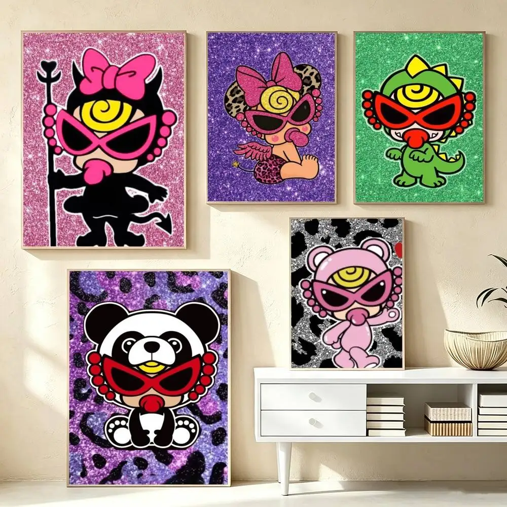 H-Hysteric COLORFUL M-Mini   Poster High Quality Dorm Living Room Aesthetic Wall Decoration Painting Stickers Gift