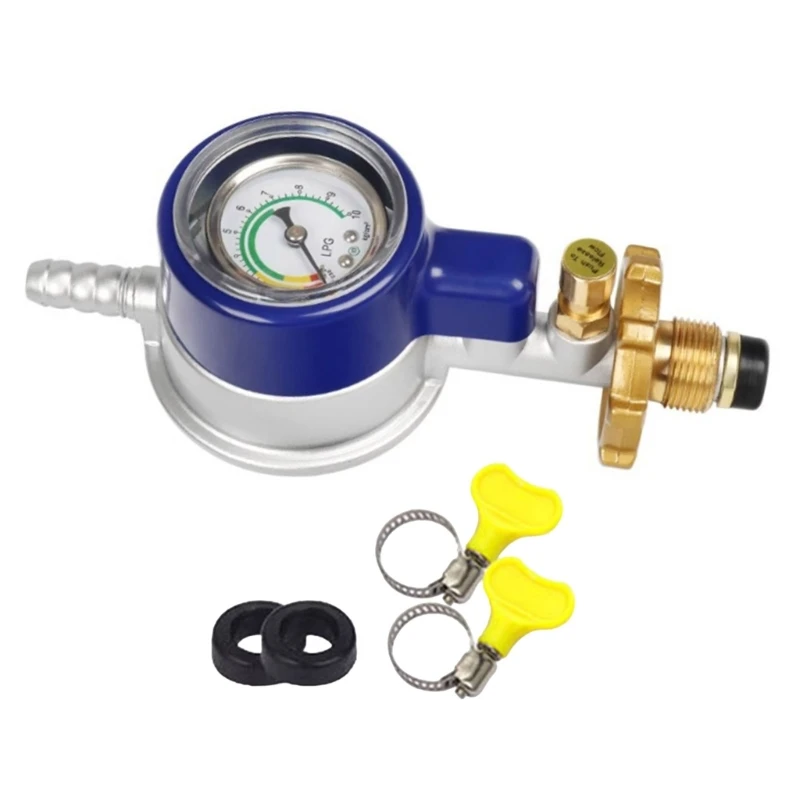 Explosions Proof Gas Regulator Low Pressure Valves with Monitoring Gauge