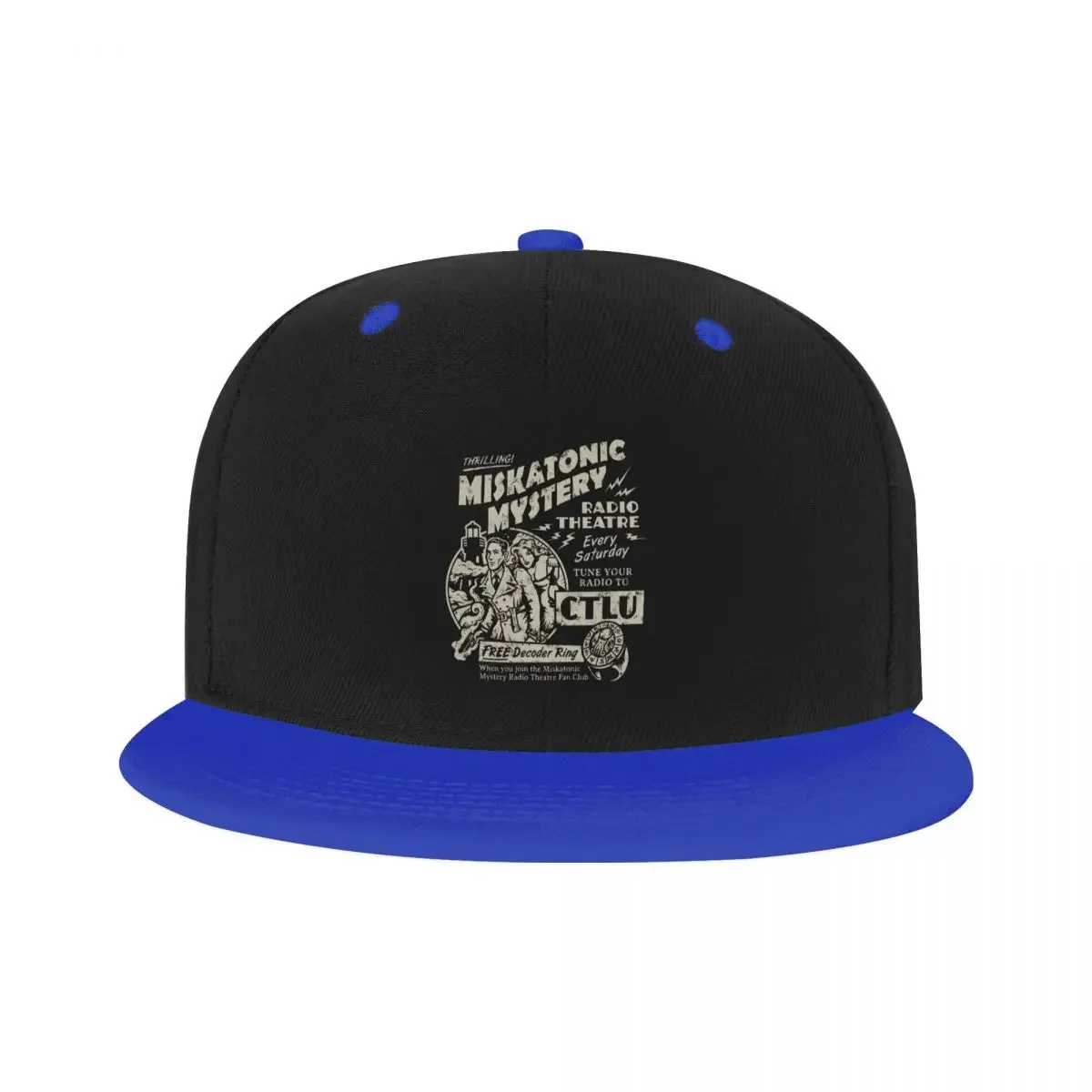 Gorra de béisbol Punk Miskatonic Mystery Radio Theater Hip Hop para mujeres y hombres, gorra de béisbol emocionante Lovecraft Call Of Cthulhu Dad Snapback