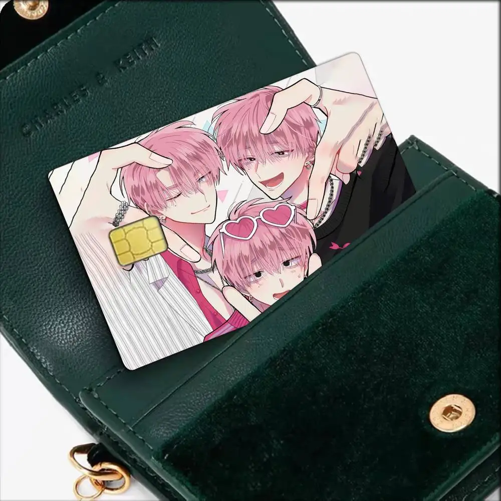 For Tamon-kun Ima Docchi Waterproof Film Skin Cover Credit Card Stickers Debit Front Bank Bus Pass