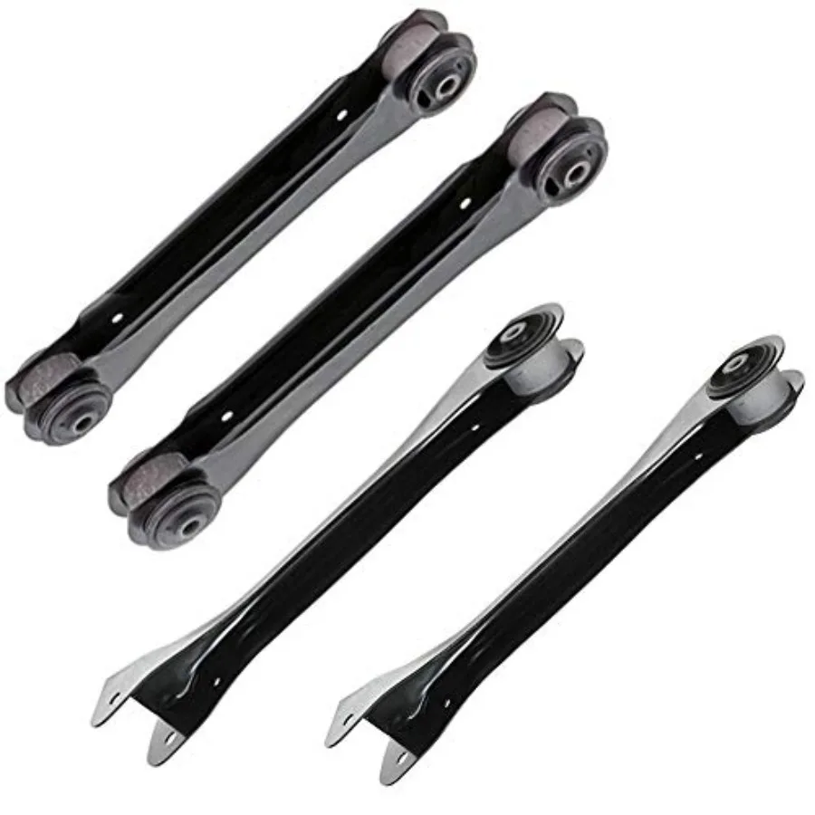 

2 Front Lower Control Arm + 2 Front Upper Control Arm Compatible with 19931998 Jeep Grand Cherokee for Enhanced Suspension Stab