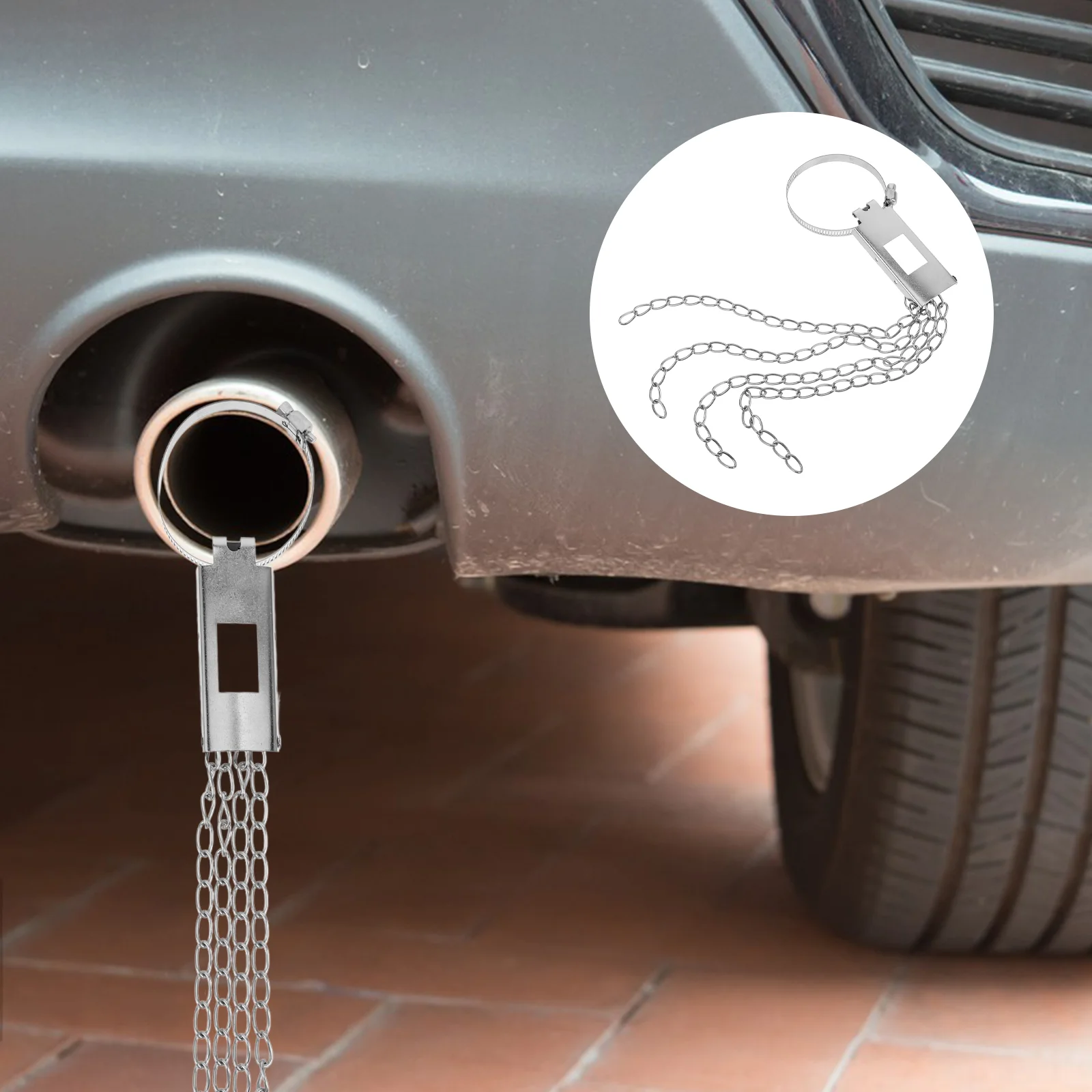 Car Anti-static Strip Ground Strap Discharge Belt Non-slip Vehicle Grounding Metal Electricity Eliminator Chain Band