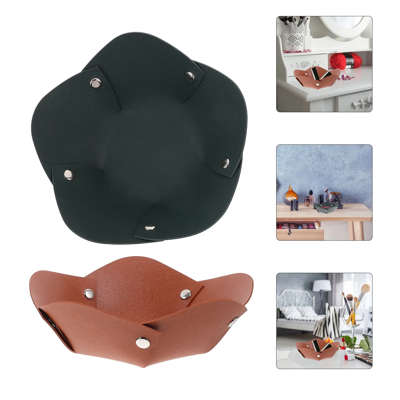 

2 шт. органайзер для ювелирных изделий, складная тарелка для ключей для стола в прихожей, маленькая декоративная тарелка для безделушек, держатель для колец