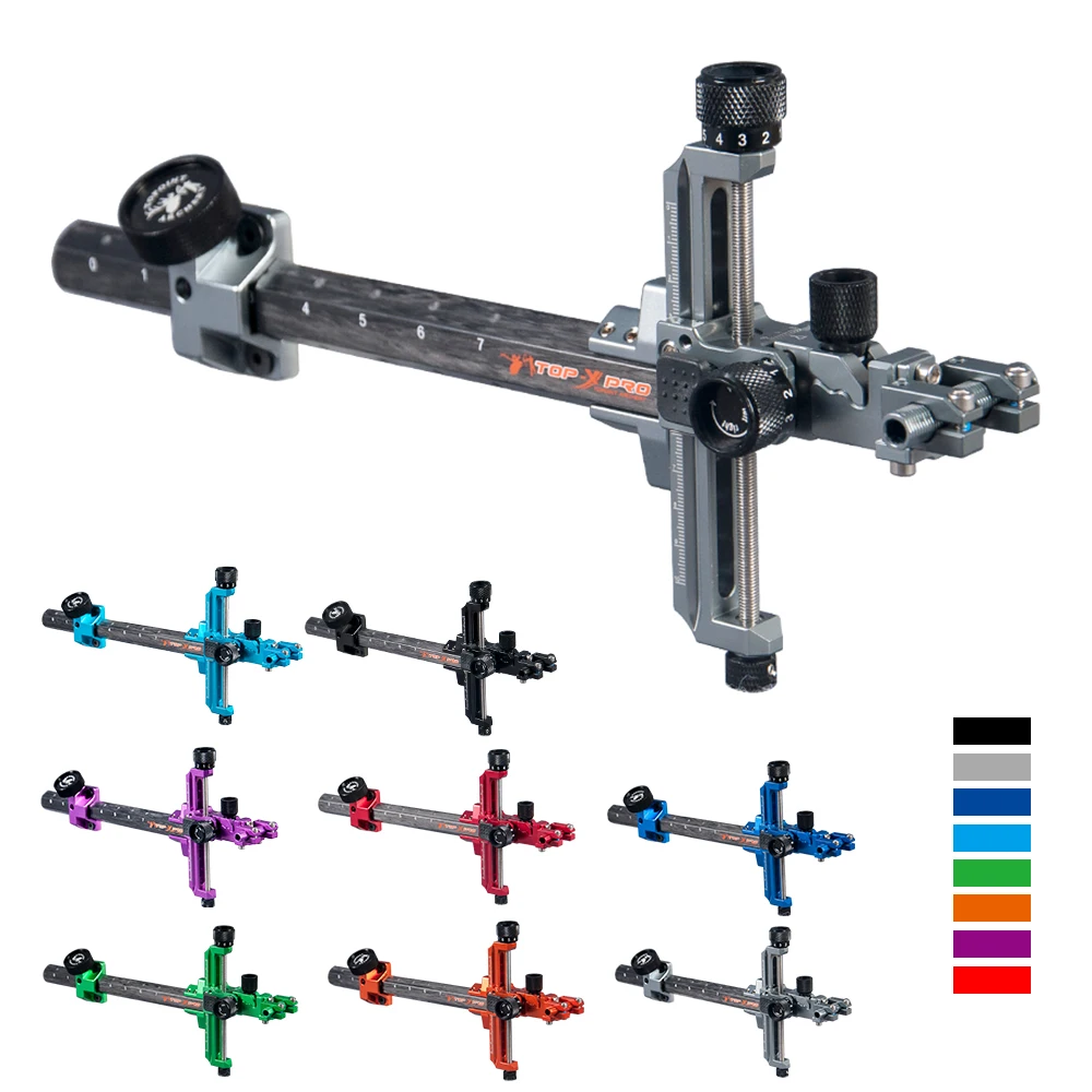 Carbon Target Sight, Compound Bow Sight TP8810, Micro Adjust, Detachable Bracket