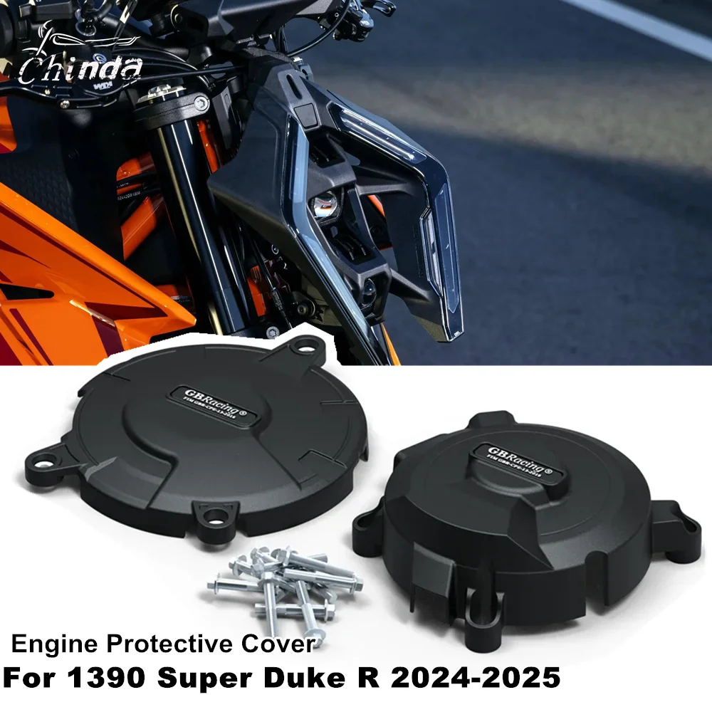 

For 1390 Super Duke R 2024-2025 Motorcycle Engine Cover Sets Bonnet Protector Engine Cover