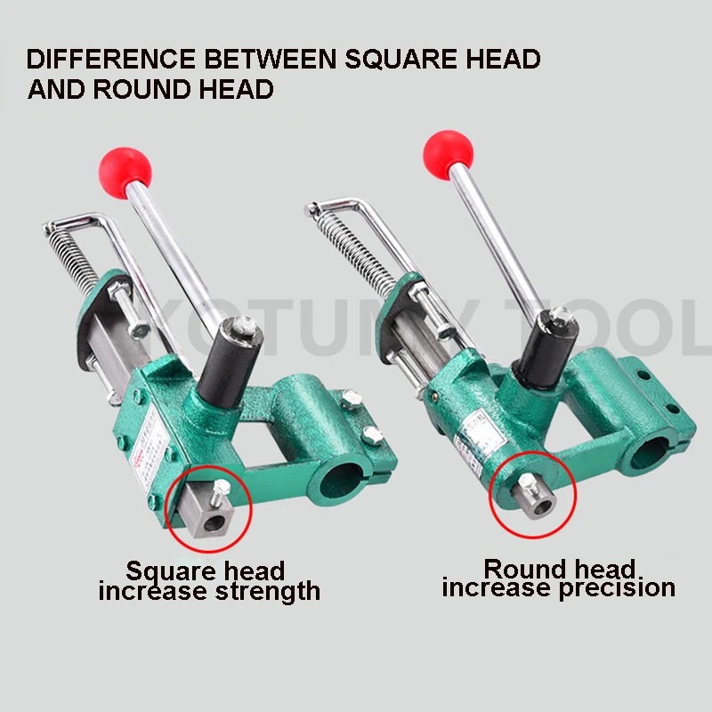 Small Desktop Hand Press Machine Desktop Round /Square Head Manual Punch Punching Machine JM16 Hand Press Machine