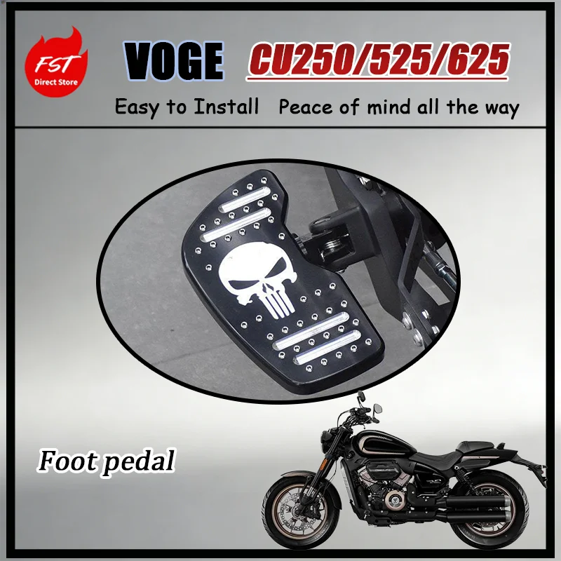 FOR VOGE Premium Rear Heel Shift Lever CU250 CU525 CU625 with Enlarged Foot Pedal CNC Machined Surface Motorcycle Gear Shift