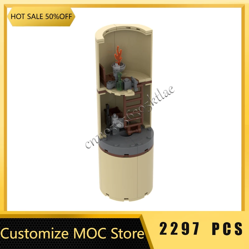 Nuevo 2297 Uds. Ladrillo personalizado Boba Jabba's Palace, modelo de bloques de construcción en escala, juguete educativo para niños, regalos de cumpleaños