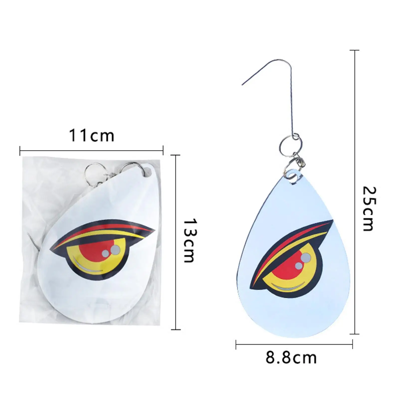 5Pcs Horror Eye Reflective Bird Repellent Deterrent Fittings for Garden Home