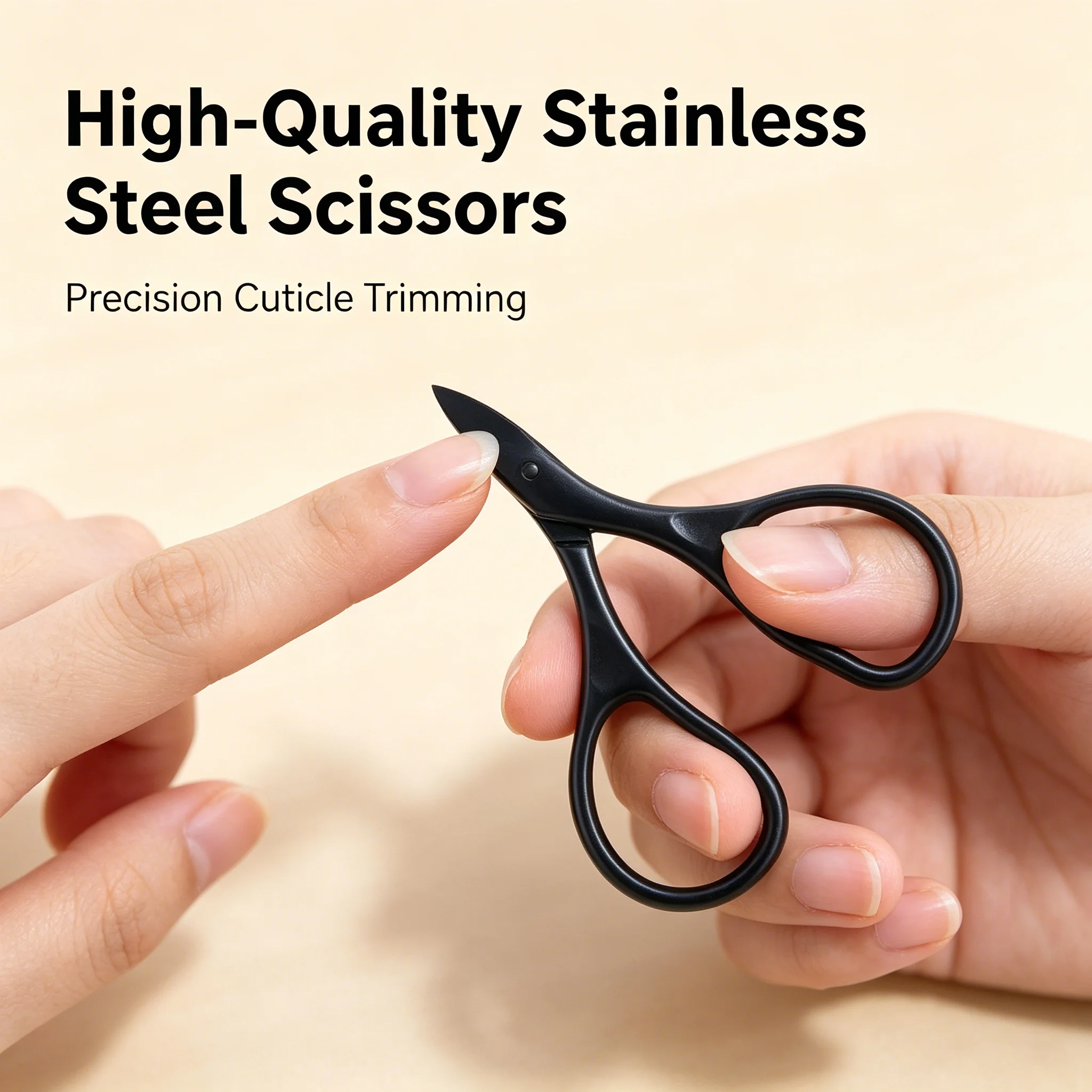 Professional Multi-purpose Nail Cutter Scissors Eyebrows Eyelash Curved Blade Manicure Pedicure Fingernail Toenail Clipper