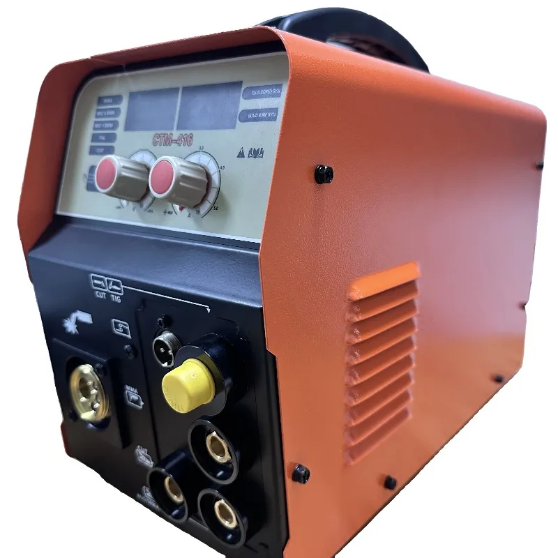 110V 220v 6 In 1 TIG MMA MIG CUT 2T 4T AC DC Pulse Inverter Welder Welding Machine Arc Welders CTM416