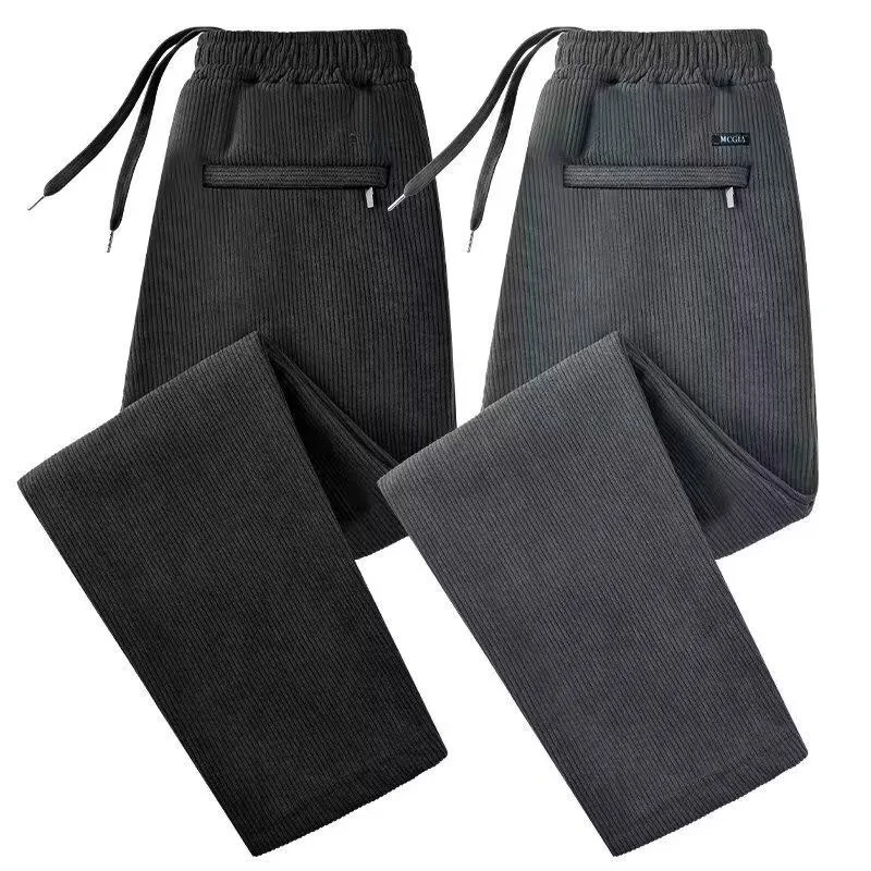 

New 2025 Men's Loose Casual Pants Korean Sle Trendy All-Match Thin Wide Leg Floor-Length Long Trousers Spring Autumn
