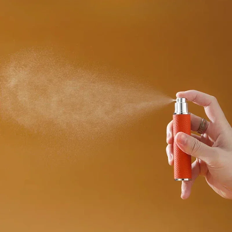 10ML Leather Perfume Atomizer Portable Liquid Container for Cosmetics Multipurpose Sprayer Refillable Empty Perfume Bottles
