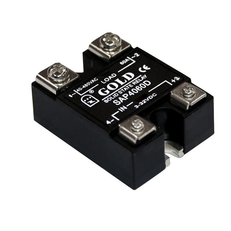 60A SAP4060D Single-phase solid state relay DC controlled AC relay module