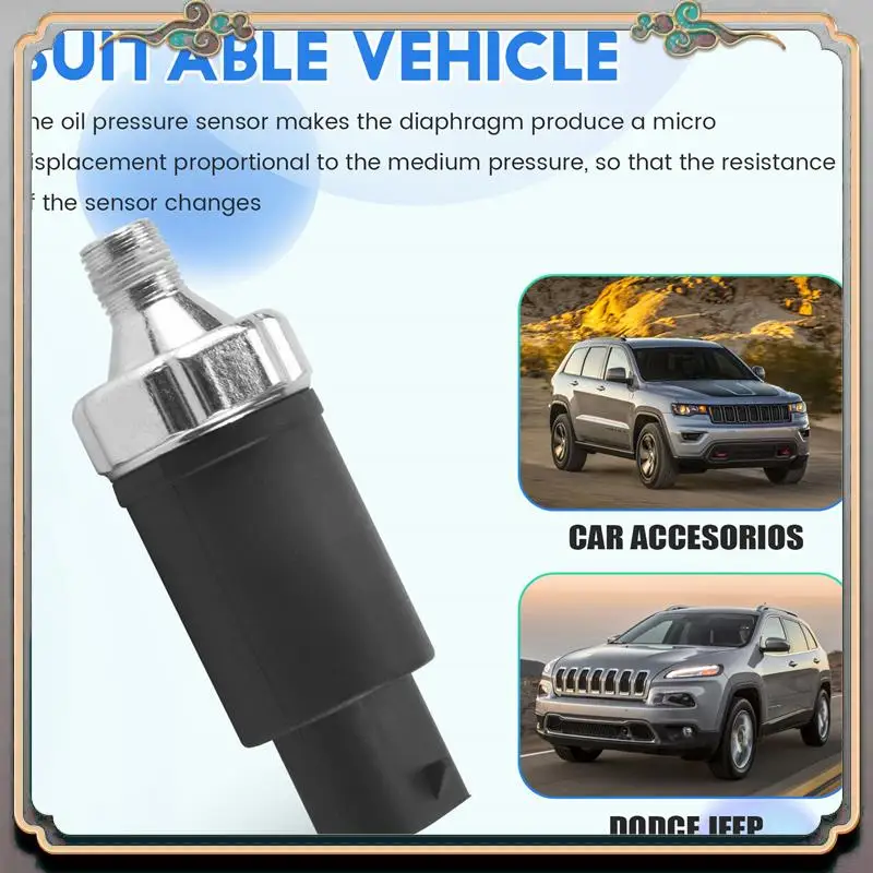 

Reliable-Oil Pressure Gauge Sender Switch For Dodge Viper Jeep Comanche Wrangler Cherokee