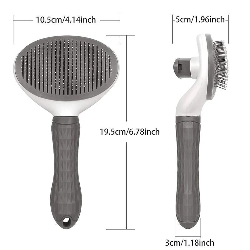 1Pcs Remover Brush Easy to Remove Loose Undercoat For Dogs Cats Grooming Tools Pet Hair Removal Comb Dogs Accessories