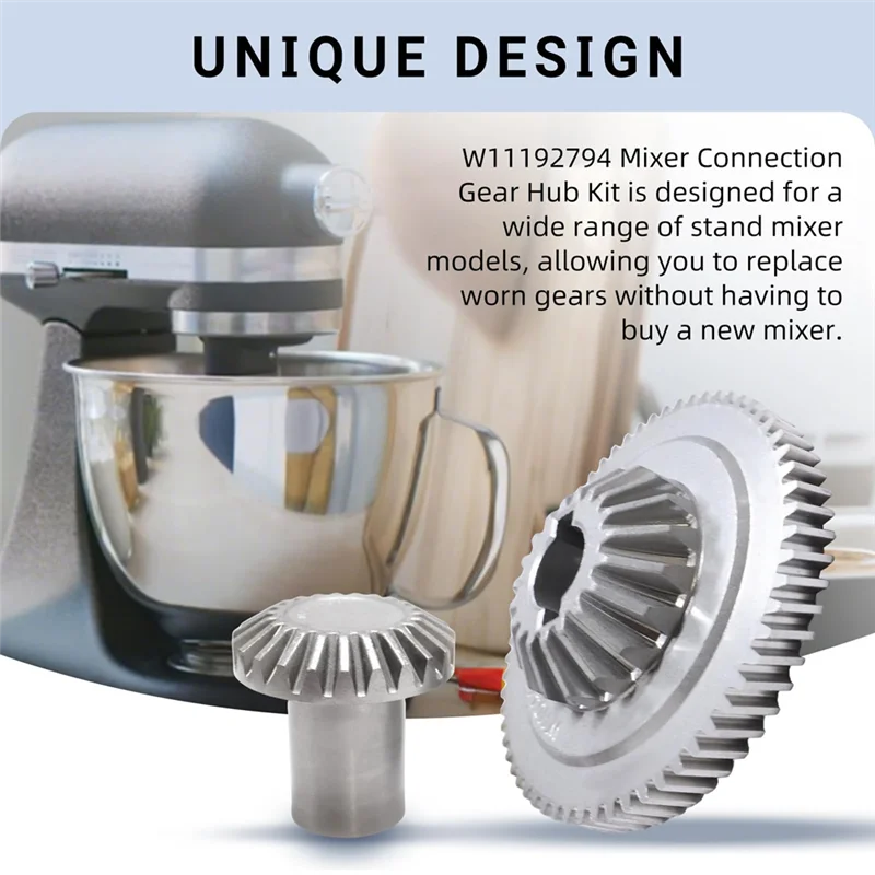 W11192794 Mixer Attachment Gear Hub Kit Replacement For Kitchenaid Models W11192794 4159643 4161403 9703905 9703907 W11175138 view 4
