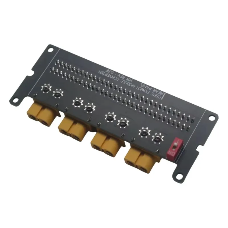 CSPS Power Take-off Board, 4-Channel XT60 Output with Switch,Compatible with Open Source Box,for 460W/750W/1200W CSPS Server PSU