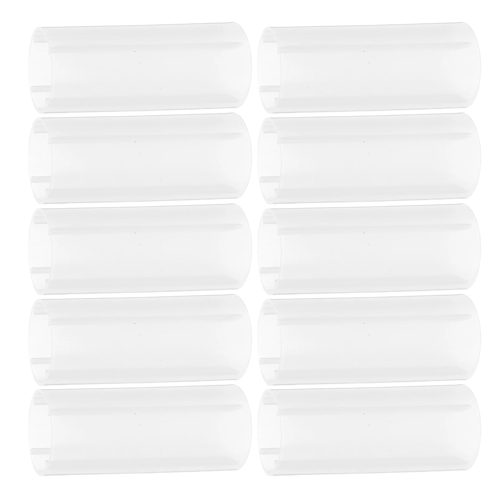 

10pcs Sleeves Plastic Protective Tubes For 18650 Batteries Holder Adapter Insulation Spacers Flashlight Compatible Cable