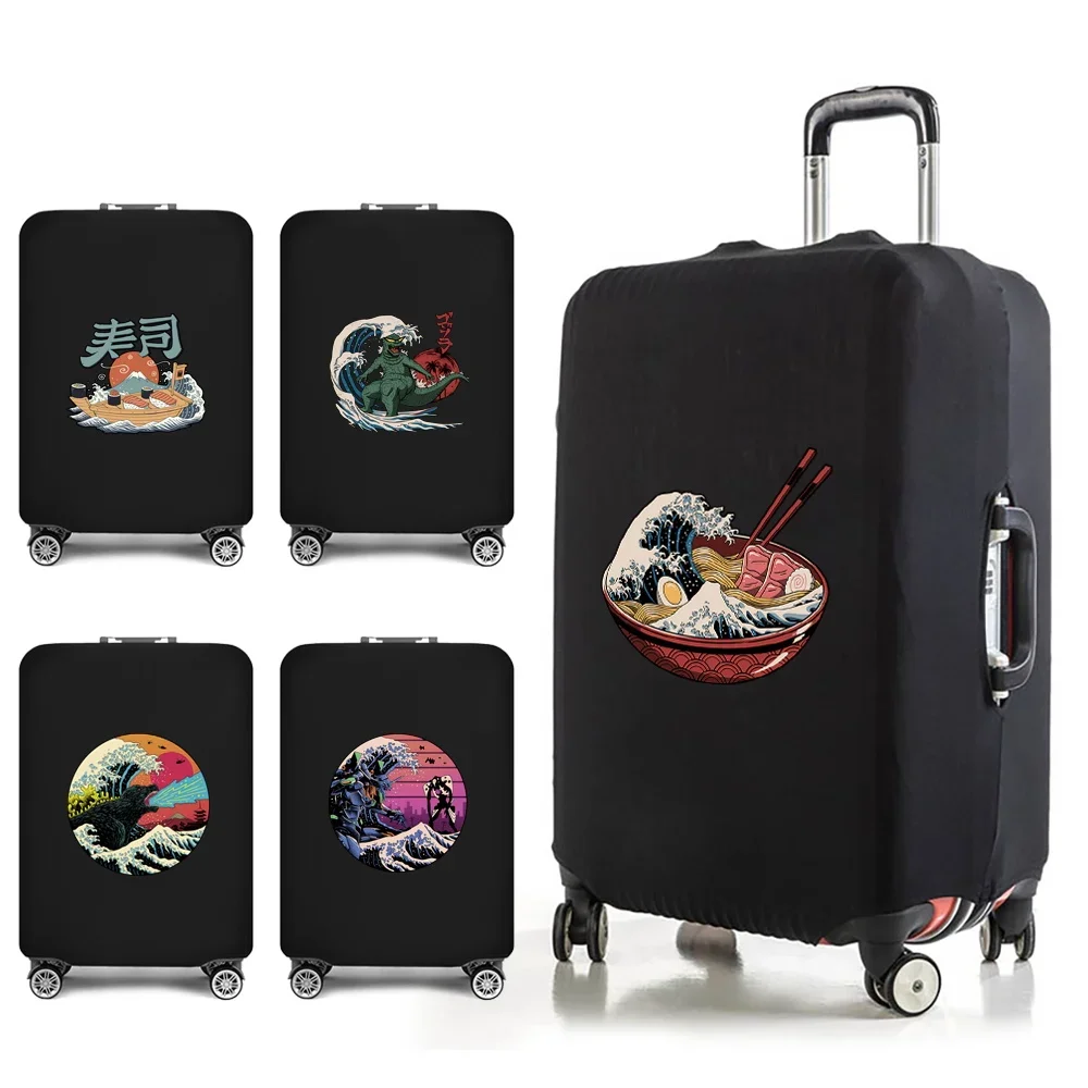 

2023 New Travel Accessories Elastic Luggage Protective Cover Wave Series for 18-32 Inch Trolley Suitcase Case Protector Covers