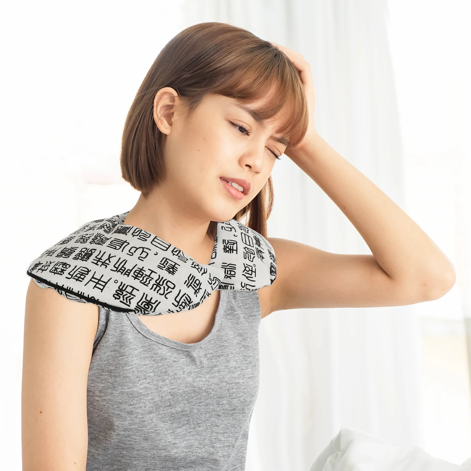 

Ergonomic Neck Moxibustion Bag Therapy Kit Heat Pad Heating Household Creative Cushion Simple Practical Strong Travel