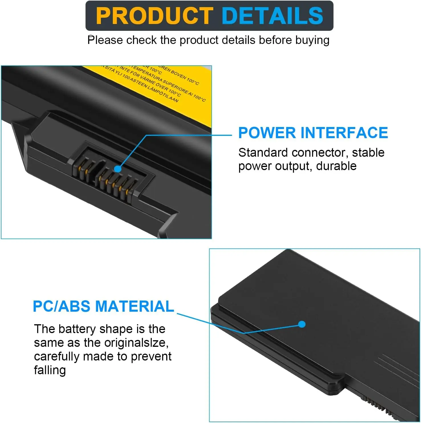 Laptop Battery for Lenovo G460 G465 G470 G475 G560 B470 B570 IdeaPad V360 V370 V470 V570 Z370Z465 Z470 Z560 Z570 Z575 L09S6Y02