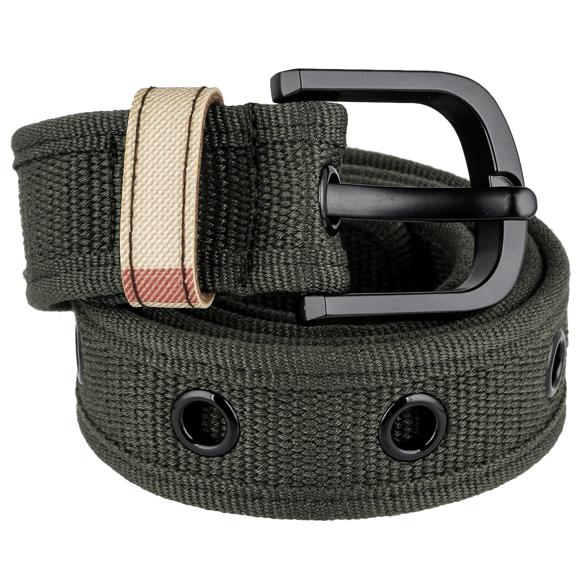 Fashion Casual Canvas Belt Braided Belts For Women Men Pin Buckle Woven Long Waist Strap For Jeans Pants